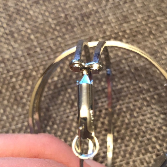 Silver Embellished Drop Earrings - Picture 6 of 7